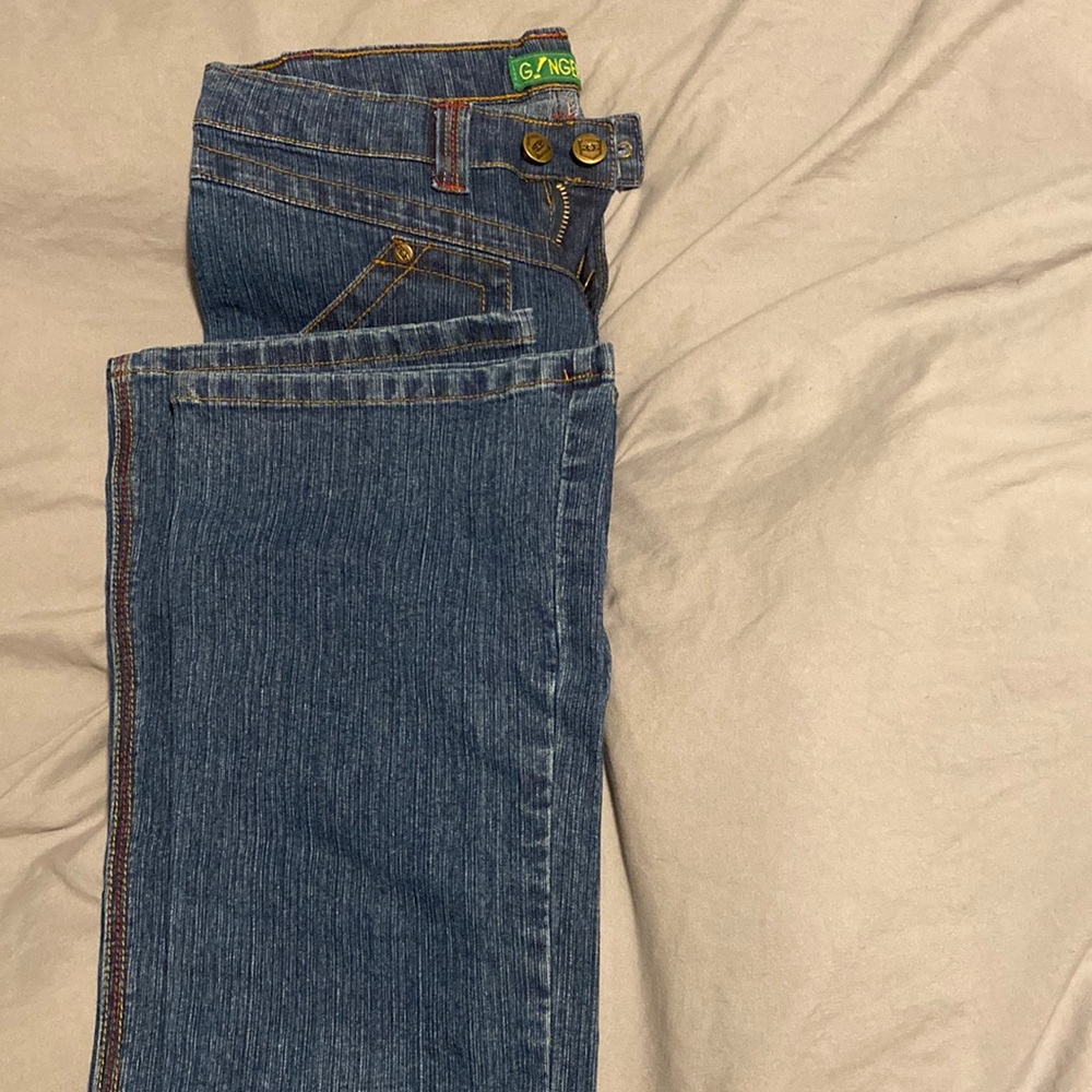 Straight leg jeans